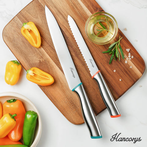 Hancorys knife set design ready for easy cleanup and busy kitchen use