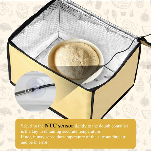 Handbanary proofing box used for yogurt fermentation at home.