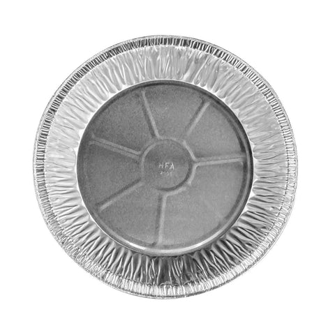 Handi-Foil 11-inch extra-deep pie pan pack of 25, ideal for large pies.
