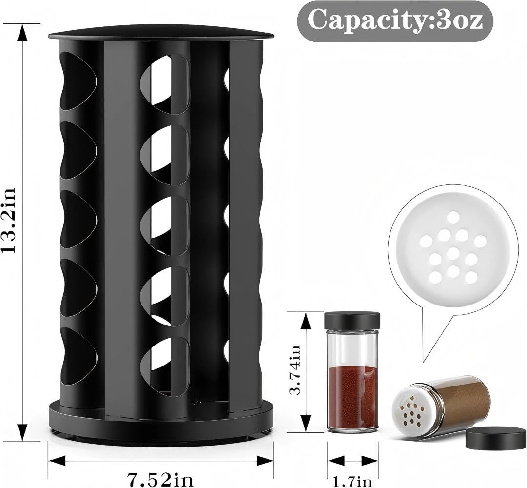 Handisen non-slip base keeps the rack steady during cooking.