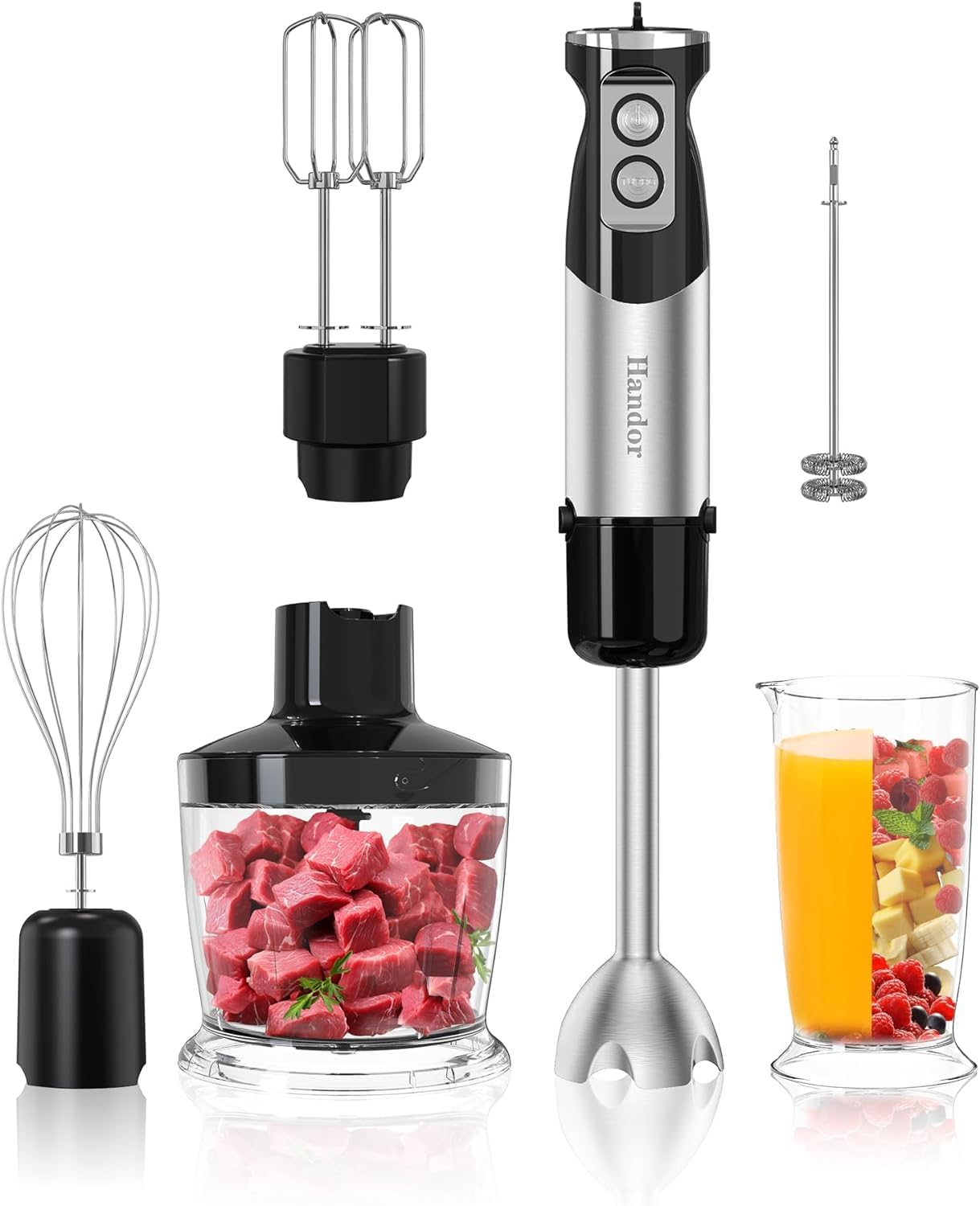 Handor stainless steel blades designed for durable, consistent blending.