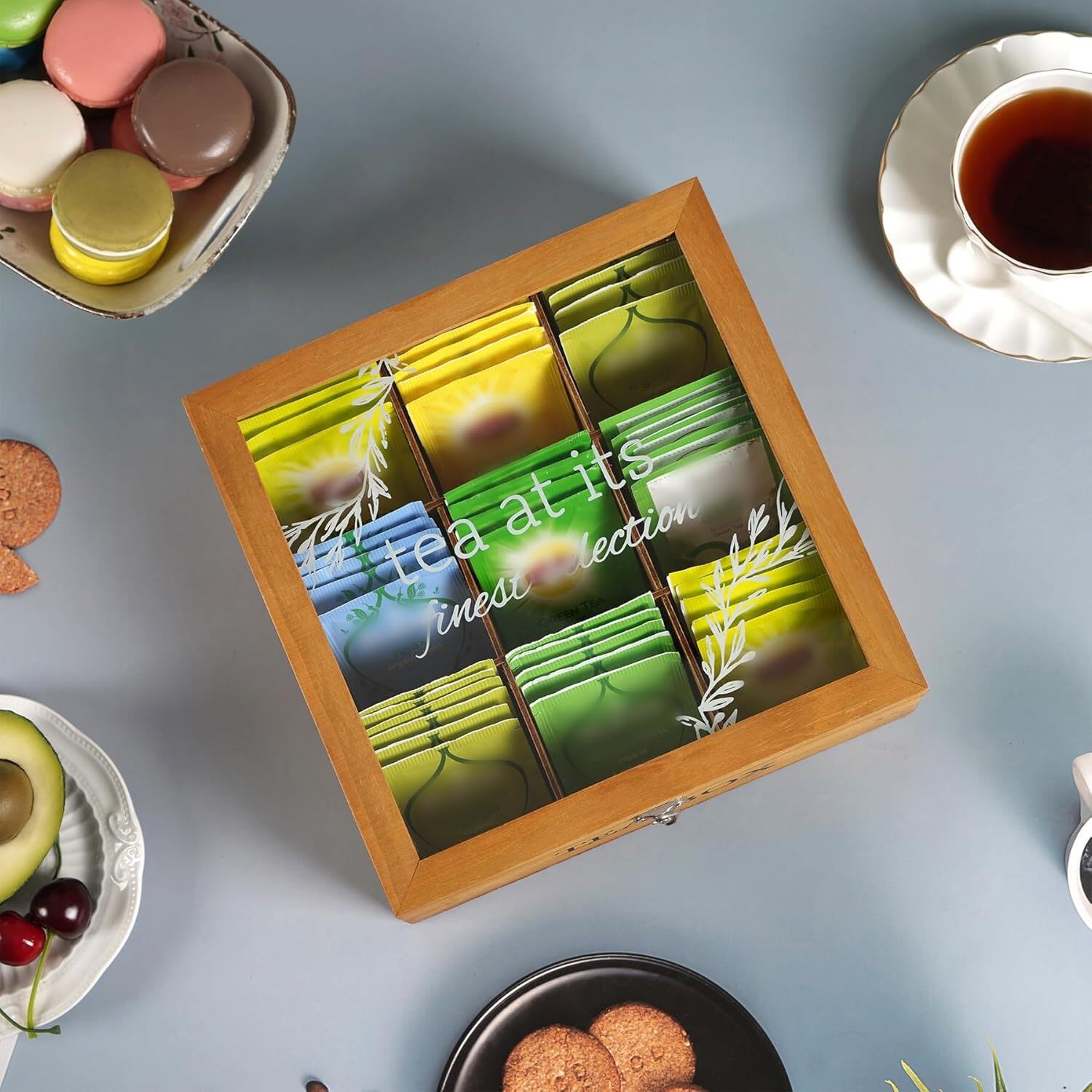 Gift-ready tea box for tea lovers on holidays or celebrations.