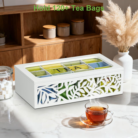 Handrong wooden organizer showcases hollow decorative design for stylish kitchen decor.