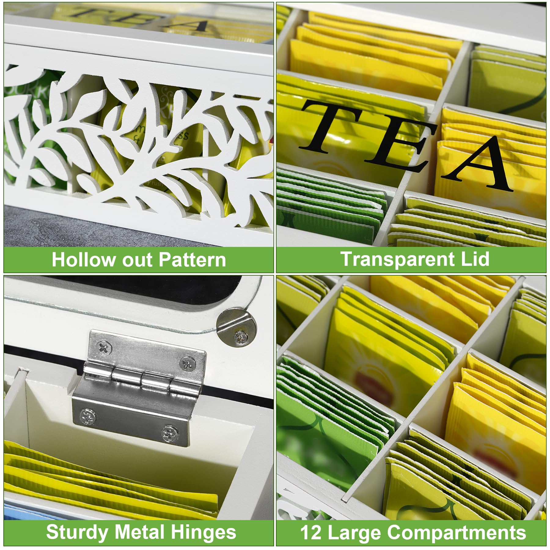 Handrong tea box makes a thoughtful gift for tea lovers on any occasion.