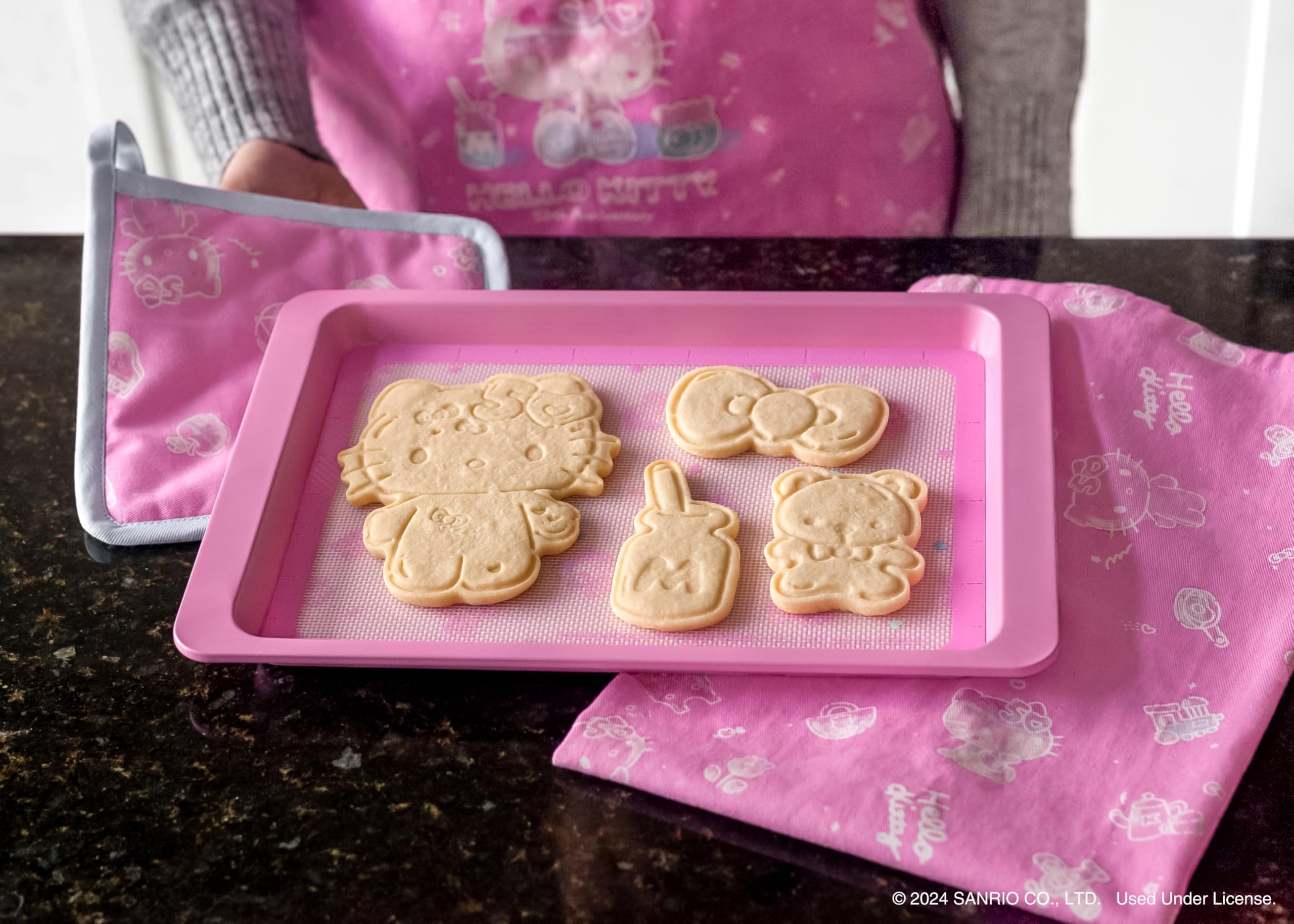 Handstand Kitchen 50th anniversary pink baking set, durable everyday kitchen essential.
