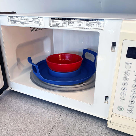 Handy Gourmet fits bowls and plates up to 10.5 inches for diverse meals.