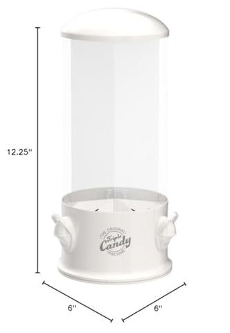 Handy Gourmet triple candy machine with three compartments for assorted treats