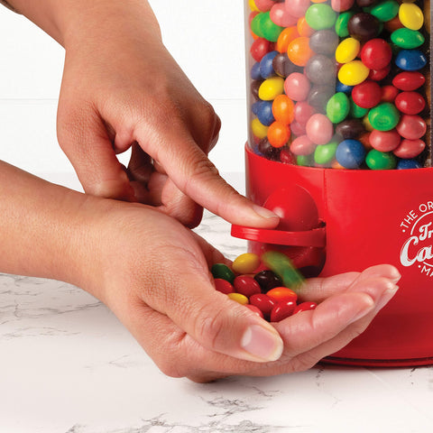 Handy Gourmet triple candy machine with three compartments personalizes treats for kids and adults