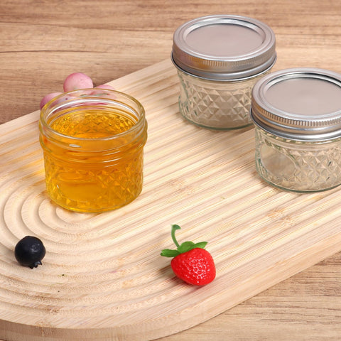 Haneye 4oz jar ideal for candles or DIY crafts.