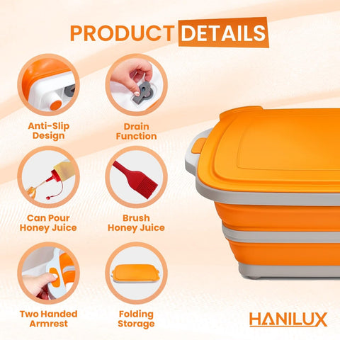 HANILUX squeeze bottles for sauces and oils.
