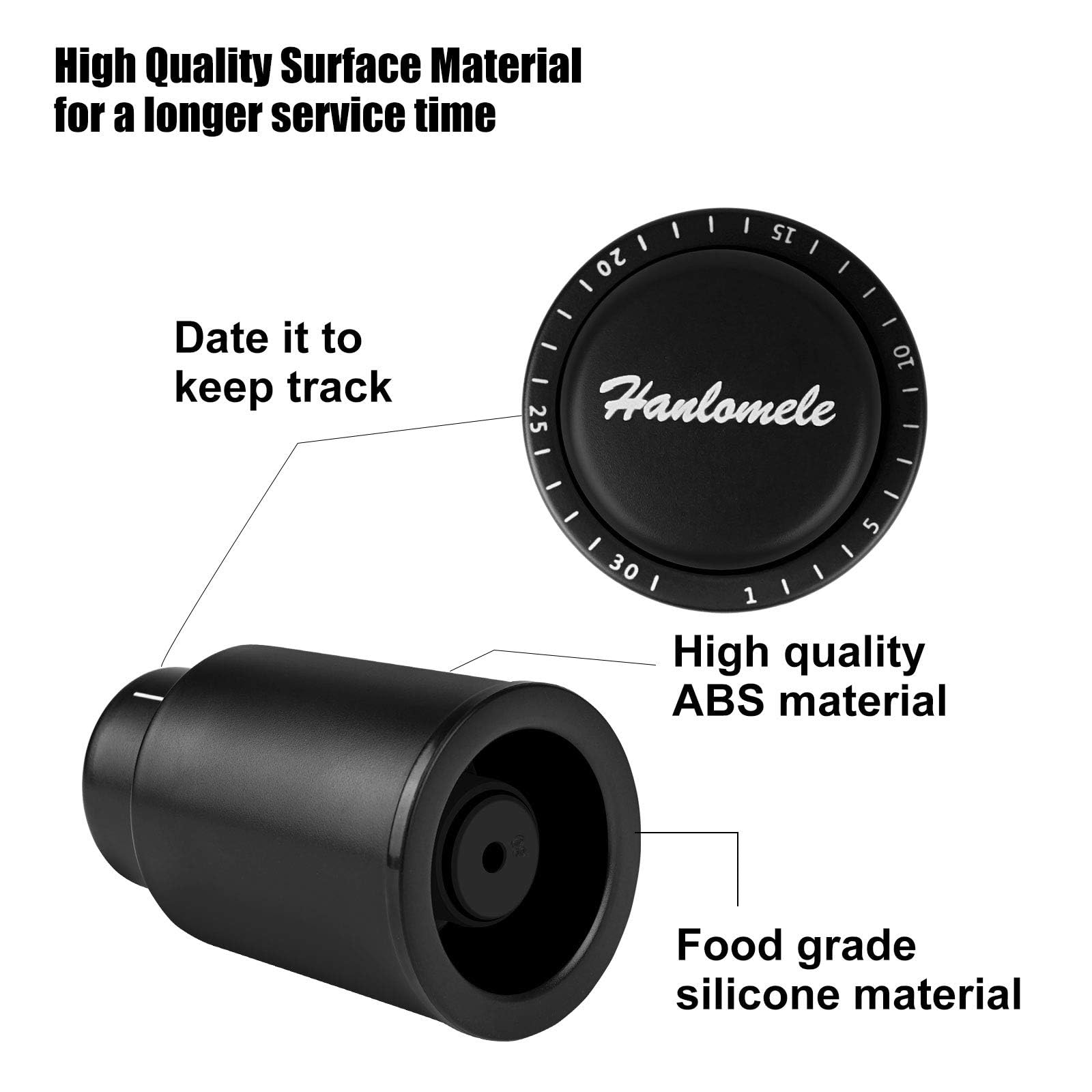 Hanlomele seal-tight closure prevents leaks and preserves aroma.