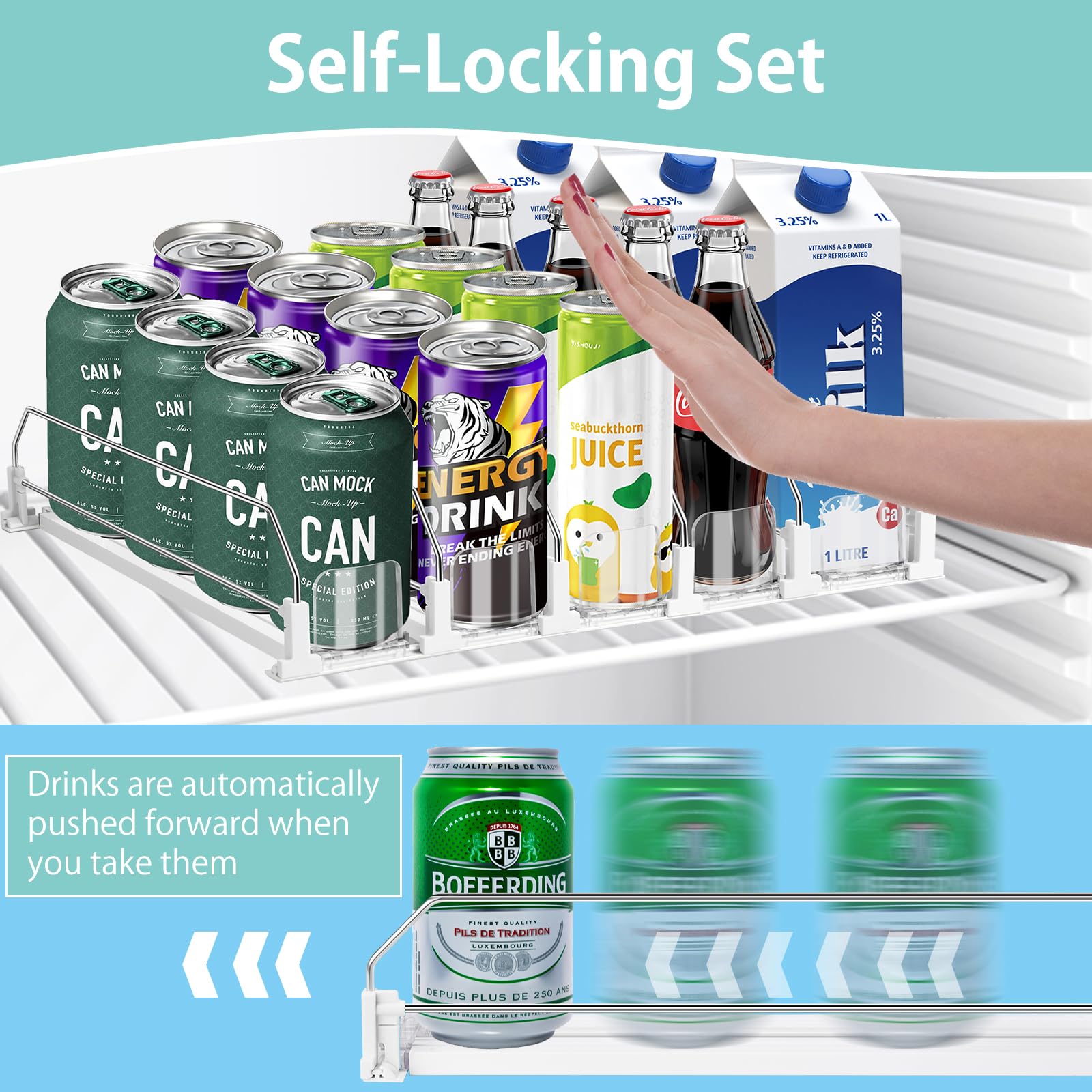 Hanmir fridge can dispenser uses durable ABS to endure cold temperatures and frequent use.