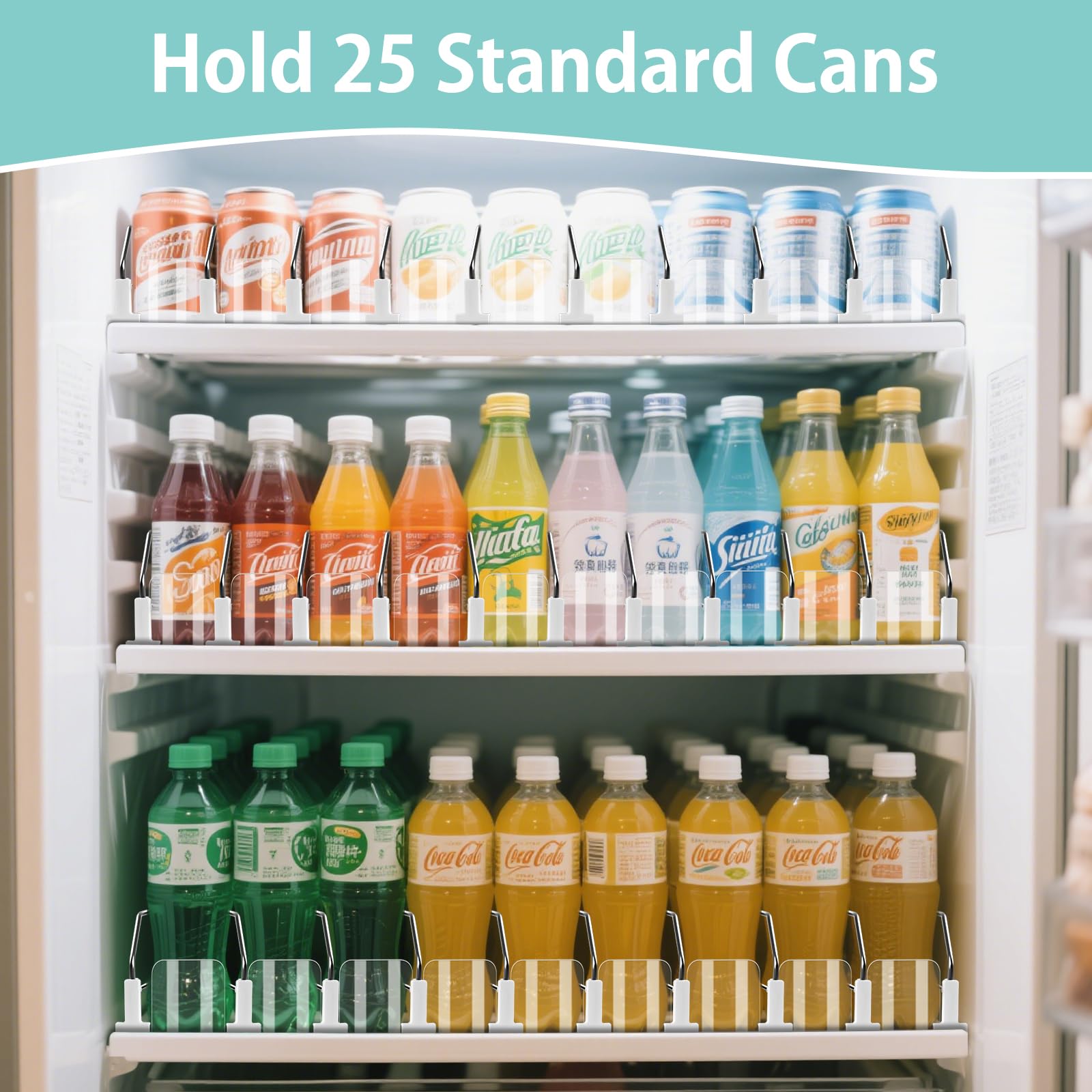 Hanmir fridge organizer has a smooth surface that resists dust and is easy to wipe.