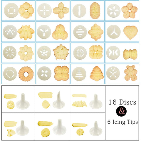 Hanmsen cookie press in sturdy ABS plastic for durable use.