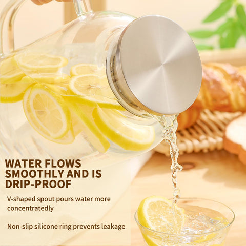 Hannadepot crystal-clear glass shows beverage clarity