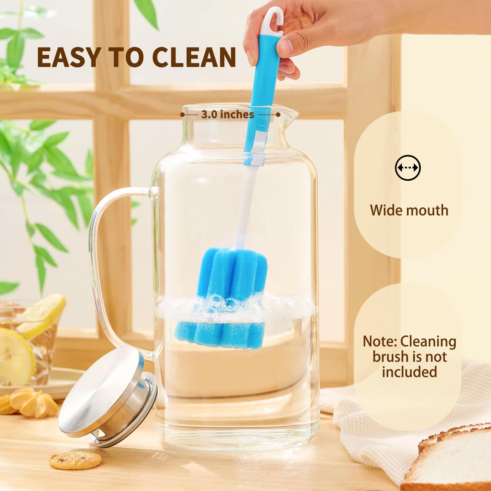 Hannadepot large capacity 3-5l reduces refills during gatherings