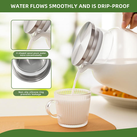 Hannadepot pitcher wide opening enables easy cleaning and quick filling.