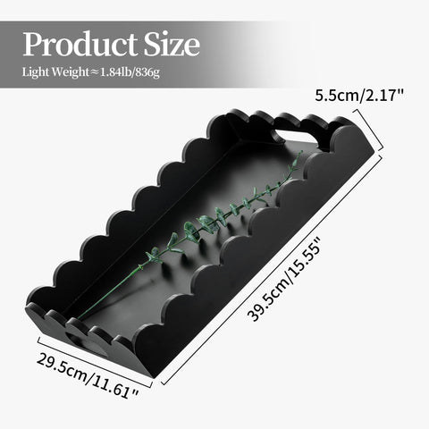 Hanobe tray used to serve coffee and small items with style.