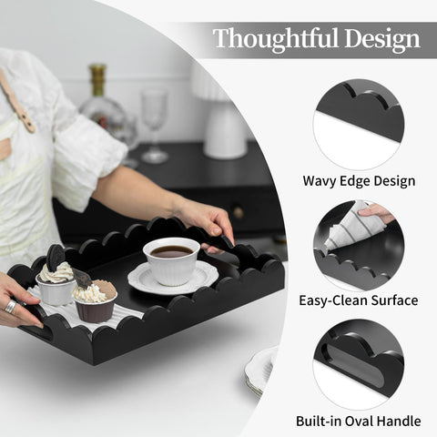 Hanobe tray is lightweight and easy to move for quick refreshes.
