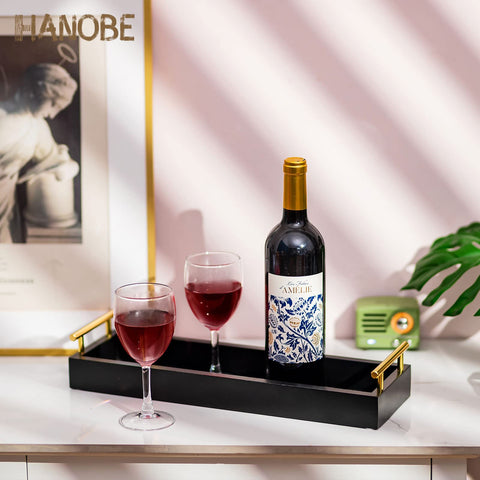 Hanobe serving tray perfect for coffee, wine, and drinks