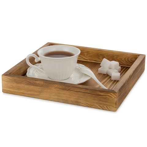 Hanobe coffee tray serves drinks for 1-2 people on the couch.
