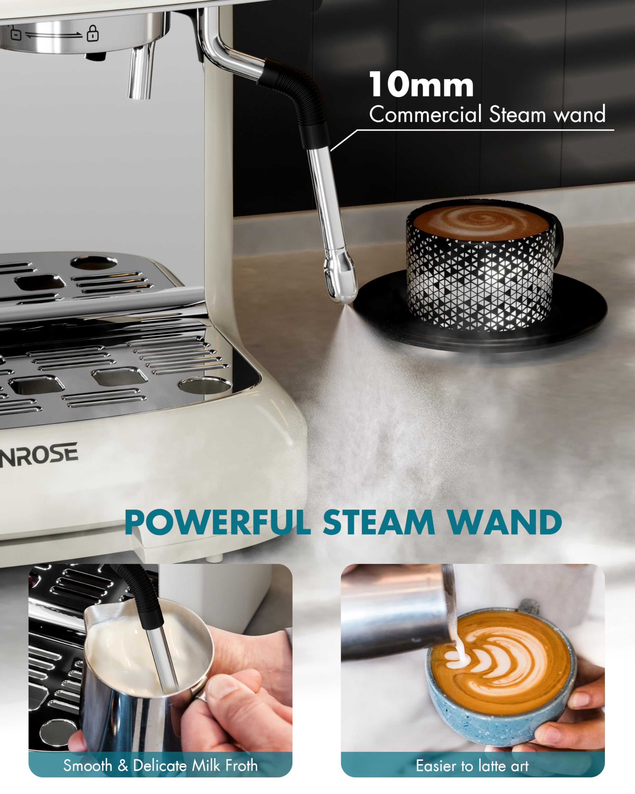 Hanrose grinder dial with 15 grind size options