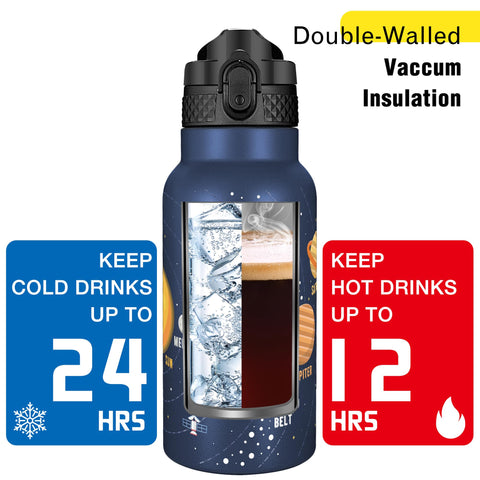 Hans Bottle carrying strap helps kids take it anywhere.