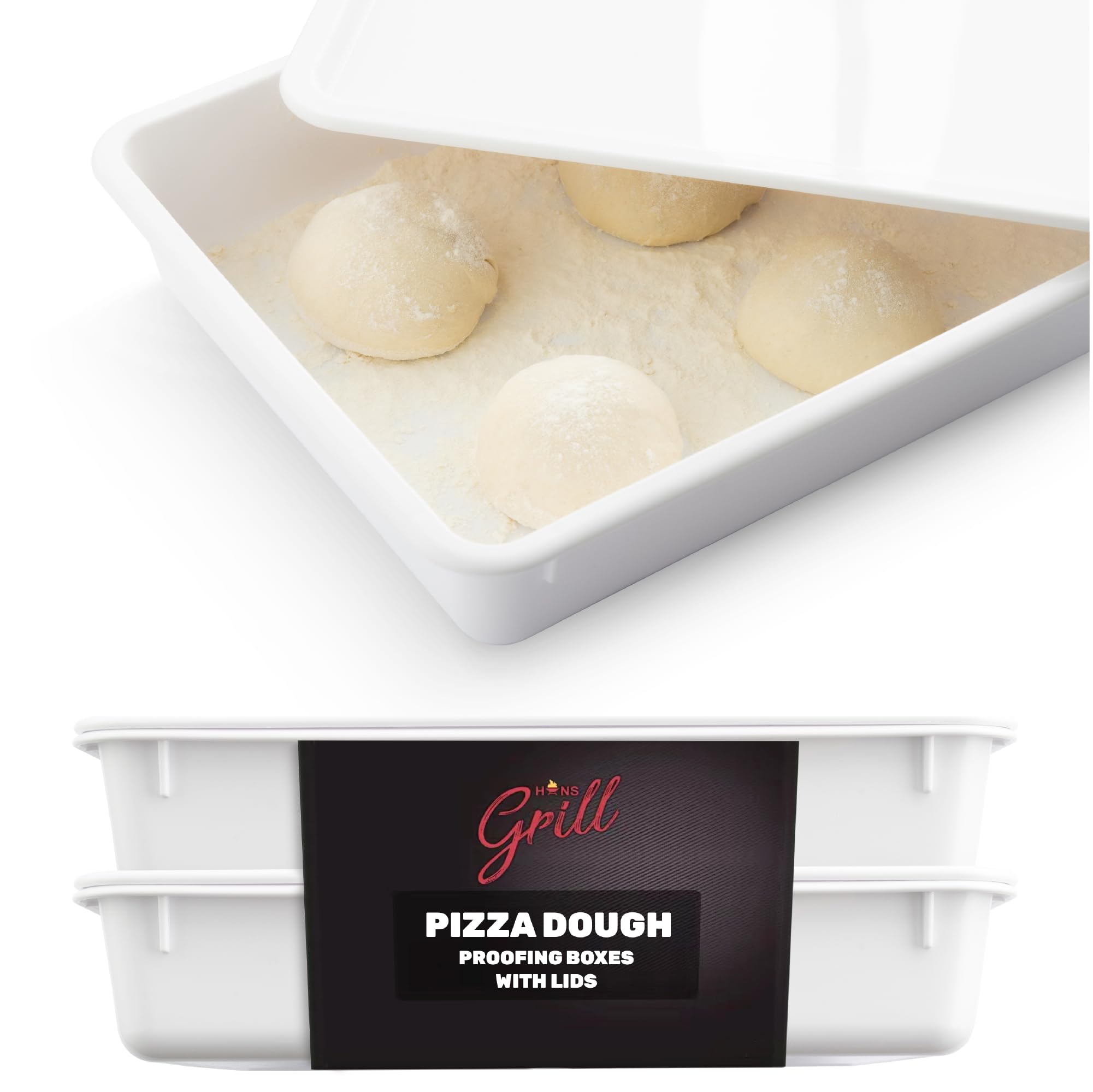 Hans Grill commercial quality kitchen dough proofing set for busy bakers