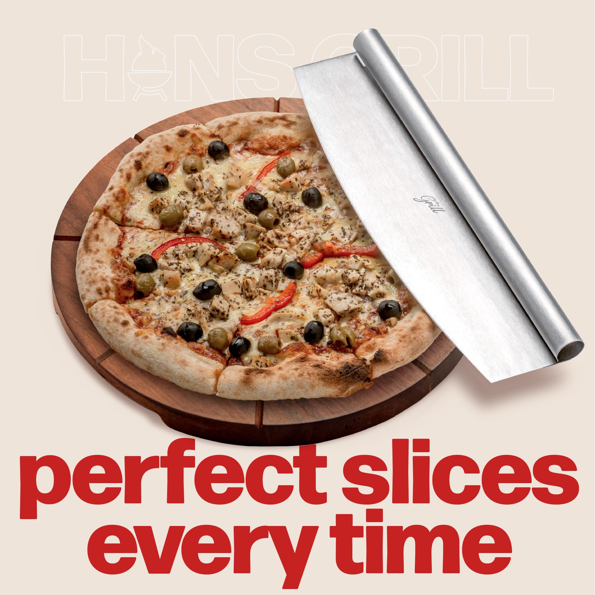 Hans Grill serving board doubles as a cheese and charcuterie platter.