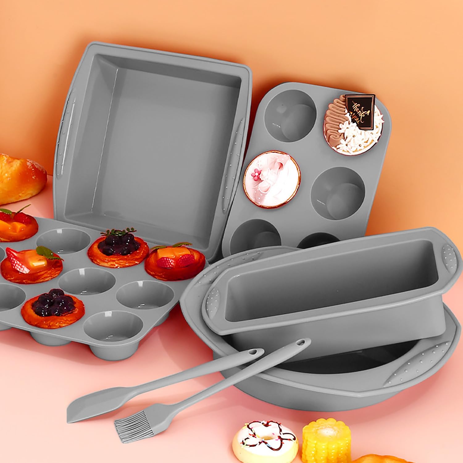 Hansanti bakeware brush for even coating and cleanup
