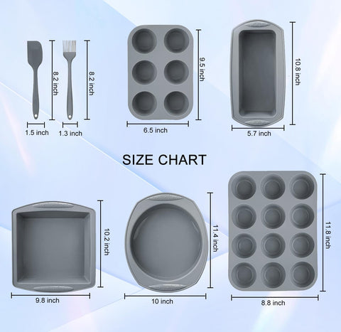 Hansanti round cake pan for even baking and smooth release