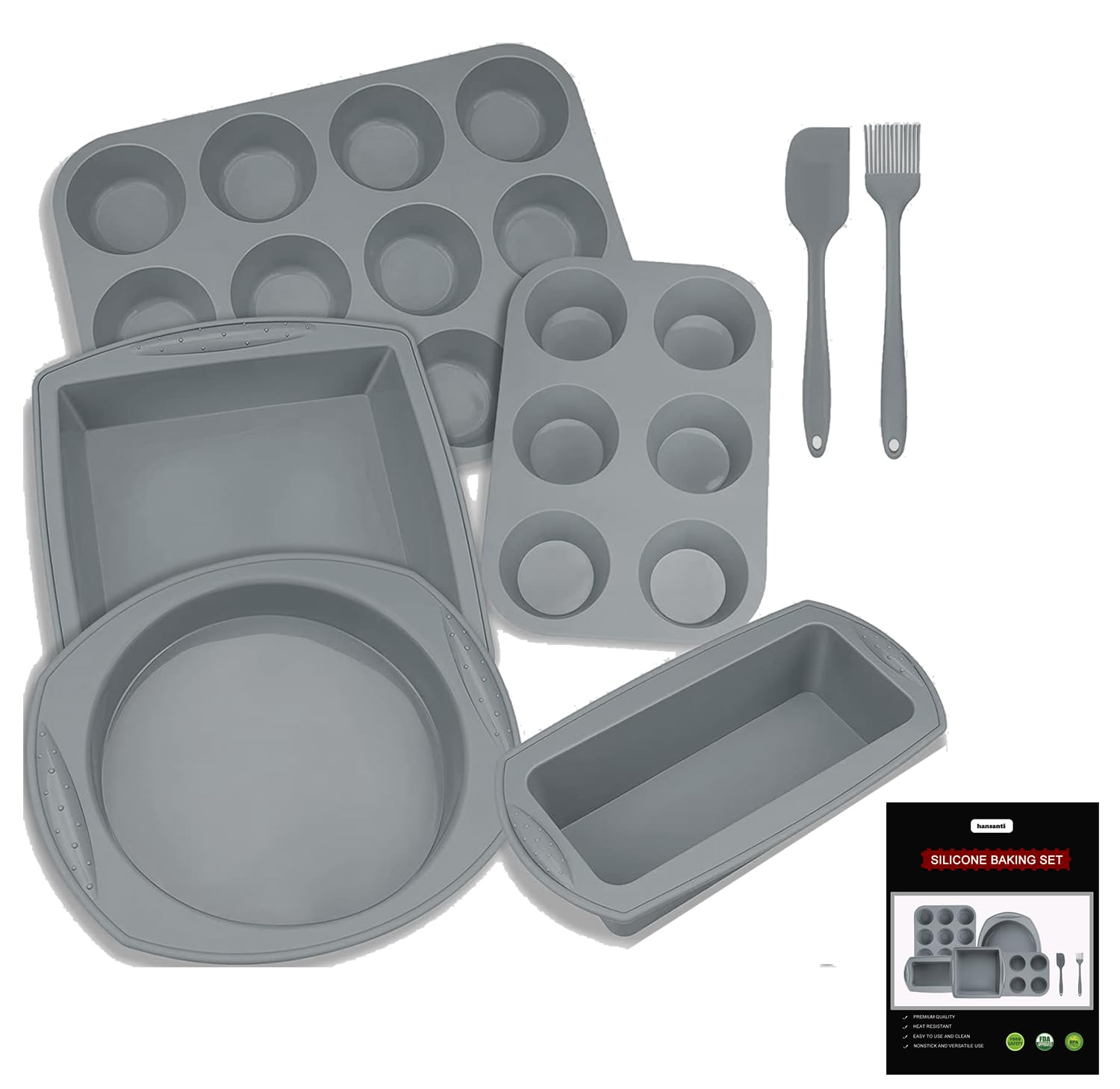 Hansanti 7in1 bakeware overview in a kitchen for versatile baking