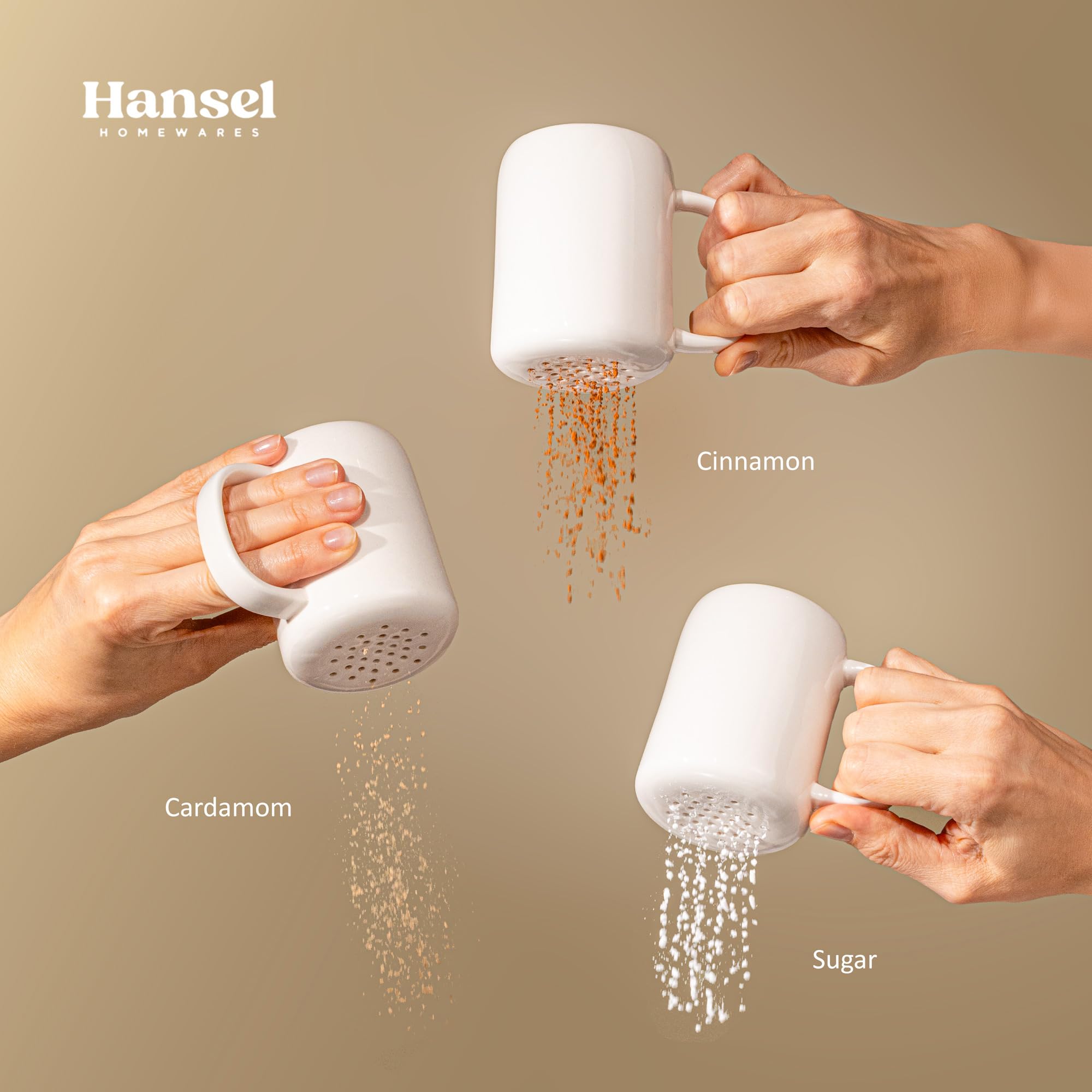 HANSEL HOMEWARES gift for bakers and latte lovers shown in unboxing scene
