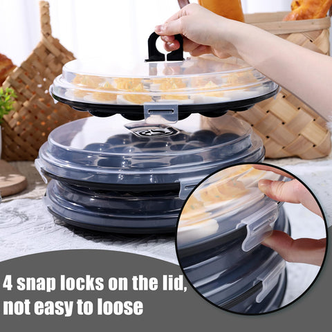 HANSGO 3-piece carrier ideal for picnics, parties, and potlucks.
