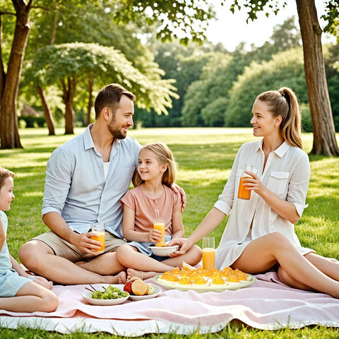 HANSGO portable carrier with handle ideal for picnics and parties