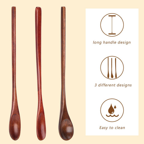 HANSGO spoons with smooth surfaces prevent burrs during use.