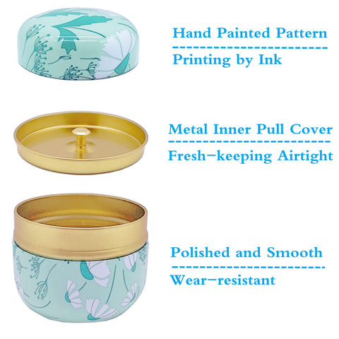 HAN SHENG tinplate containers offer durable storage for small items like jewelry or nails.