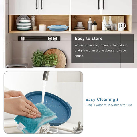 HANTUSWUS BPA-free silicone cover durable for daily microwave use.