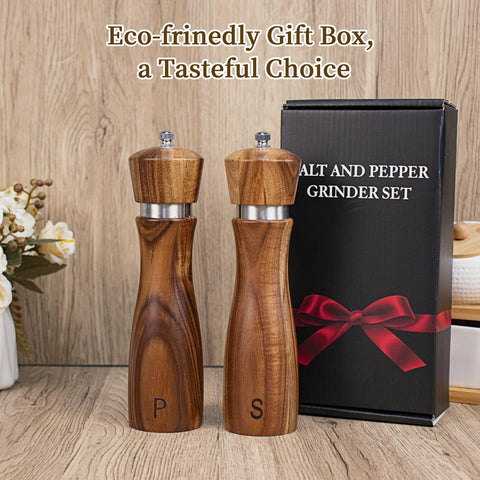 Haomacro versatile spice set for salt or pepper use at home