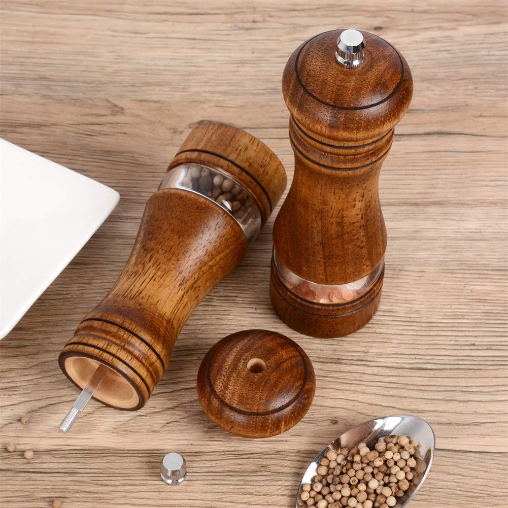 Haomacro adjustable top enables fine to coarse grind for precise seasoning.