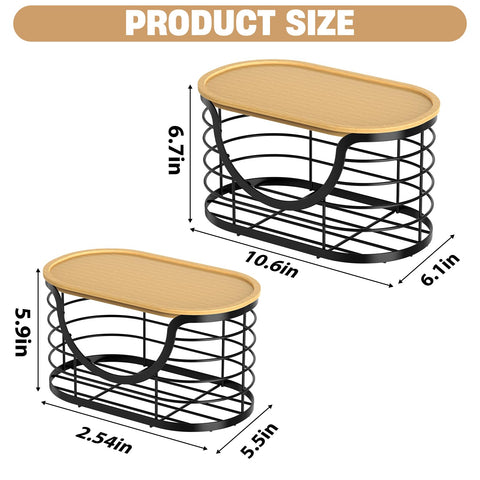 Haotao trash bag holder wall-mount with adhesive hooks installs easily without drilling.