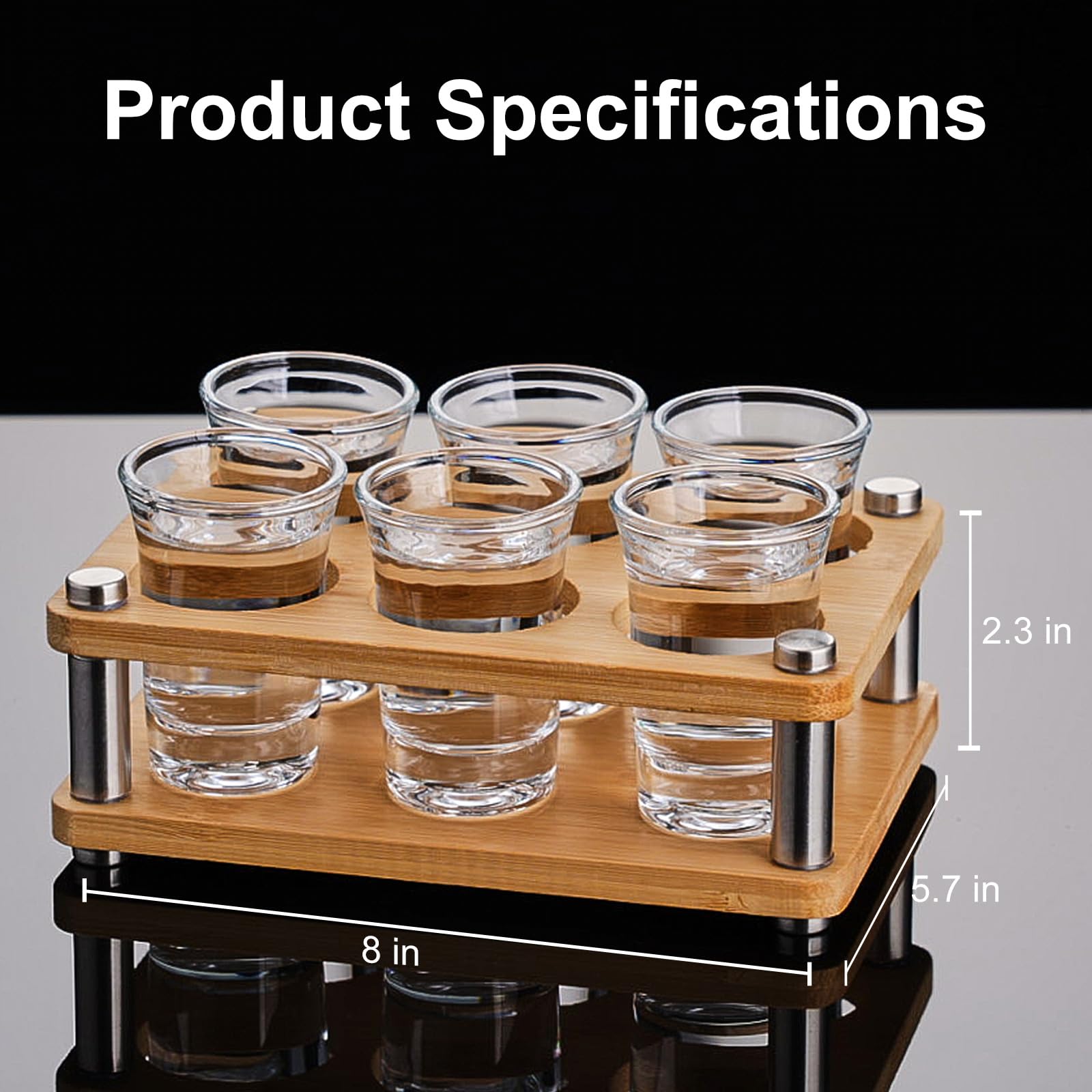 Haoxishui dishwasher-safe shot glasses for easy cleanup