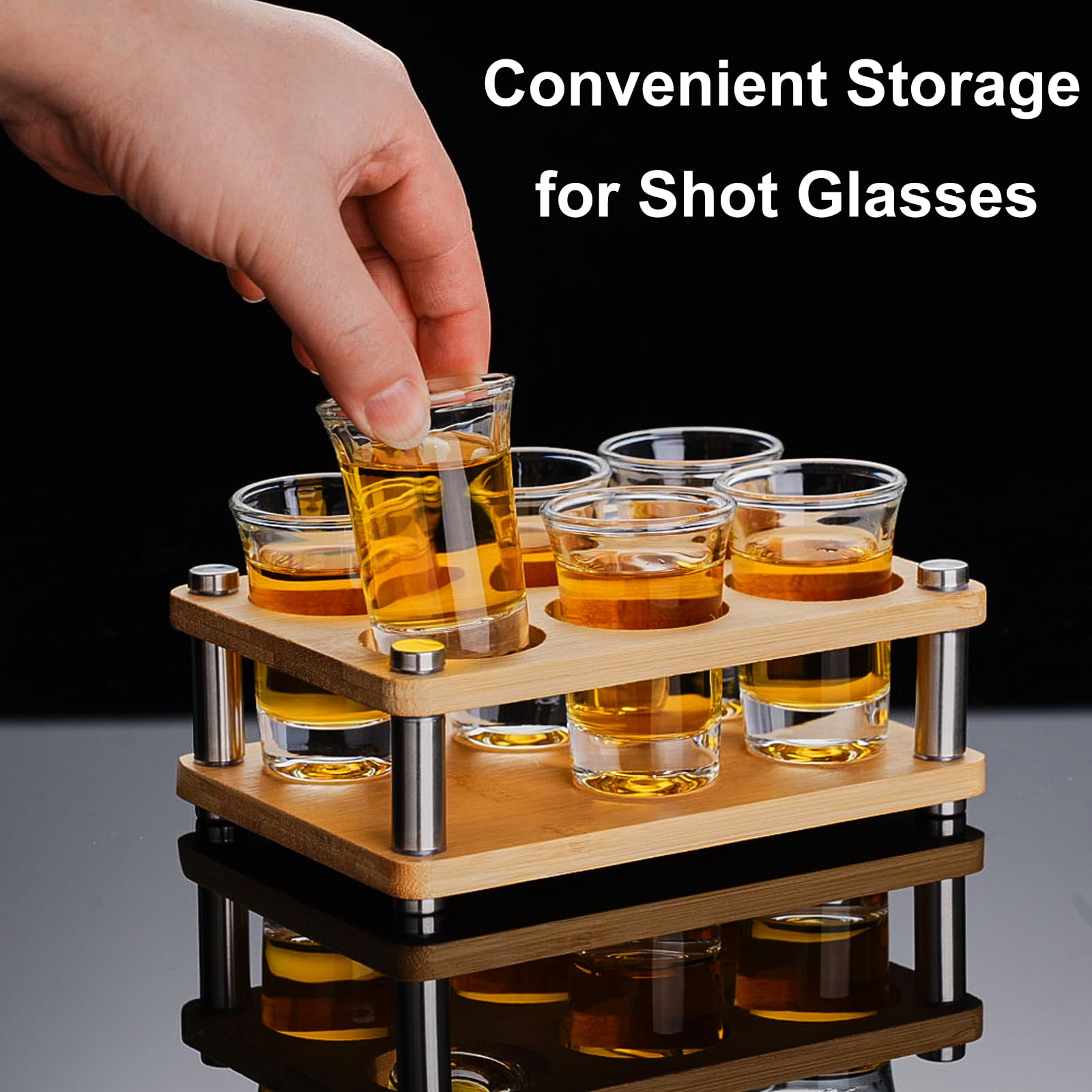 Haoxishui elegant glass holder elevates home bar presentation