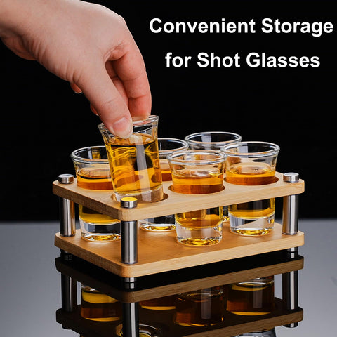 Haoxishui elegant glass holder elevates home bar presentation