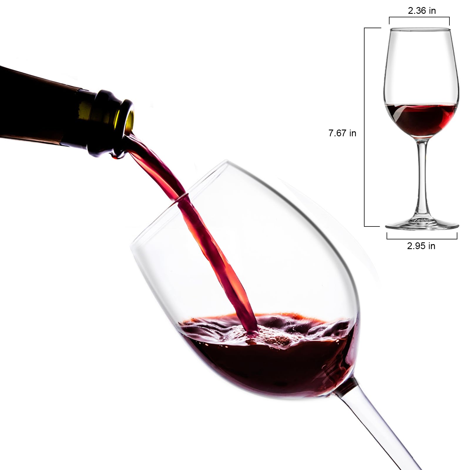 Haoxishui hand-blown wine glasses 2pc in hand showcase craftsmanship