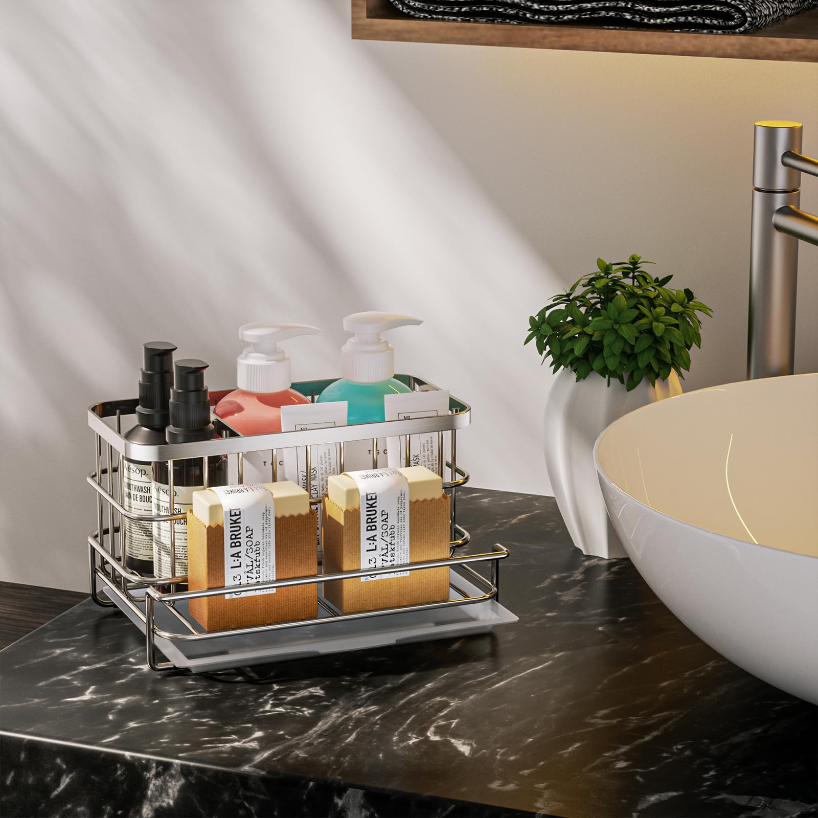 HapiRm no installation design lets you place it anywhere on the counter.