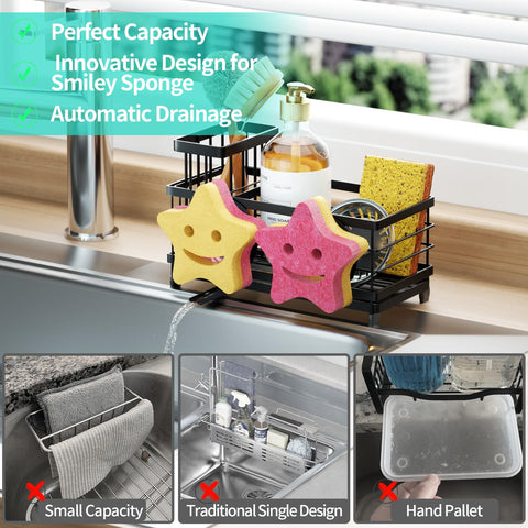 Compact dimensions of the HapiRm caddy fit small kitchen spaces.