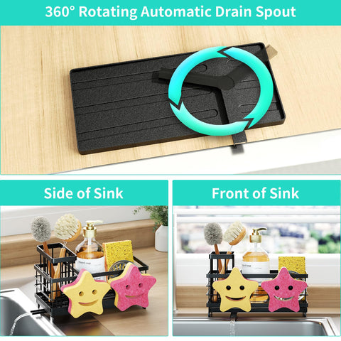 Detachable brush holder on the HapiRm caddy for flexible storage.