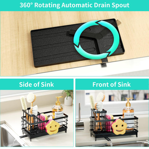 HapiRm detachable brush holder keeps dish brushes tidy and accessible.