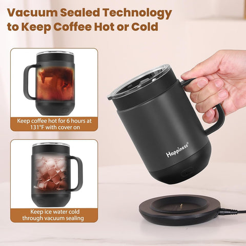 Happiness scratch-resistant coating helps the mug resist daily wear.